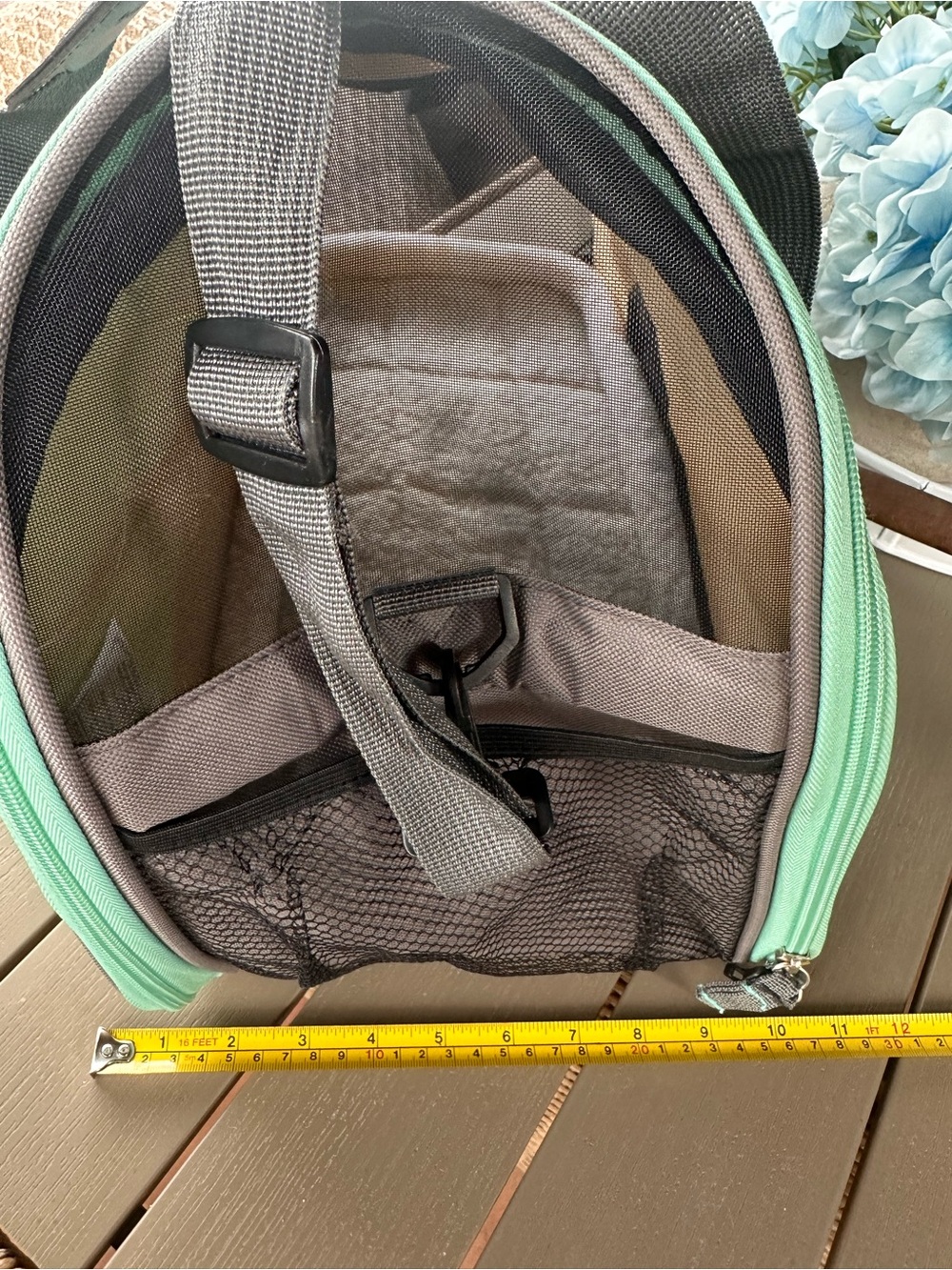 Teal Soft-Sided Small Pet Carrier - Picture 11 of 11